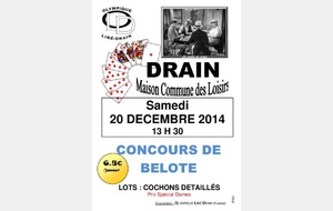 Concours de Belote du club