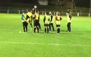 Les U11 démarrent le spécifique...