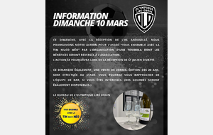 INFORMATION MATCH SENIORS A (8 MARS)