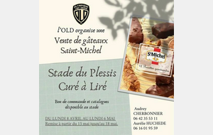 VENTE DE GATEAUX SAINT-MICHEL (9 AVRIL)