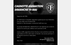 CAGNOTTE ANIMATION DIMANCHE 19 MAI (8 MAI)