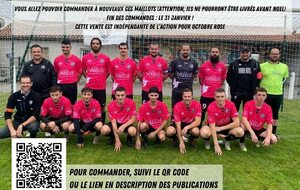 VENTE DES MAILLOTS ROSE (15 JANVIER)
