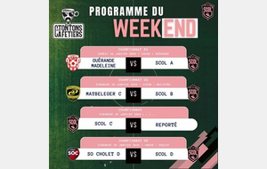 🩷Programme du Week-end⚫
