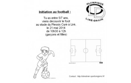 DECOUVERTE DU FOOTBALL LE 21 MAI 2014...