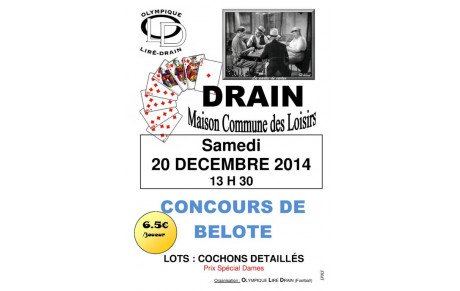 Concours de Belote du club
