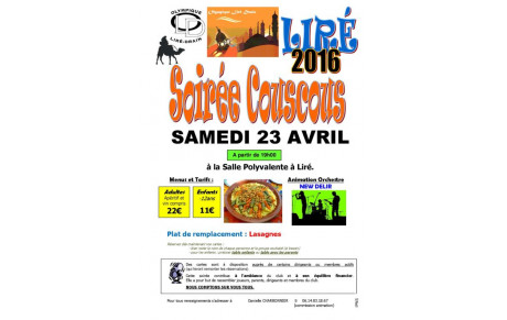 Soirée Couscous du club 23 avril 2016