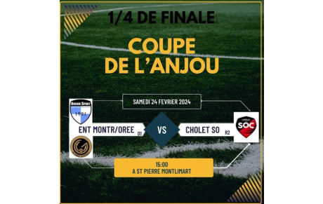 GF ORÉE FOOTBALL : COUPE DE L'ANJOU (23 FÉVRIER)