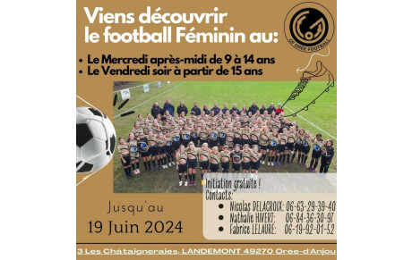 DECOUVERTE FOOTBALL FÉMININ GFOF (11 MAI)