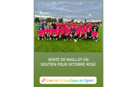 VENTE DES MAILLOTS OCTOBRE ROSE (5 OCTOBRE)
