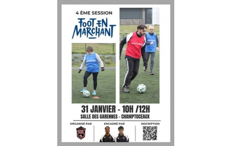 🩷 Initiation foot en marchant ⚫