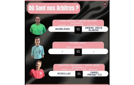 🩷ARBITRES ⚫